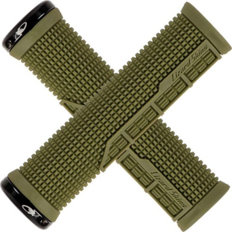 Lizard Skins Chwyty kierownicy LIZARDSKINS MACHINE LOCK-ON klamry olive green (NEW)