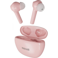 Maxell Dynamic+ wireless headphones with charging case Bluetooth pink