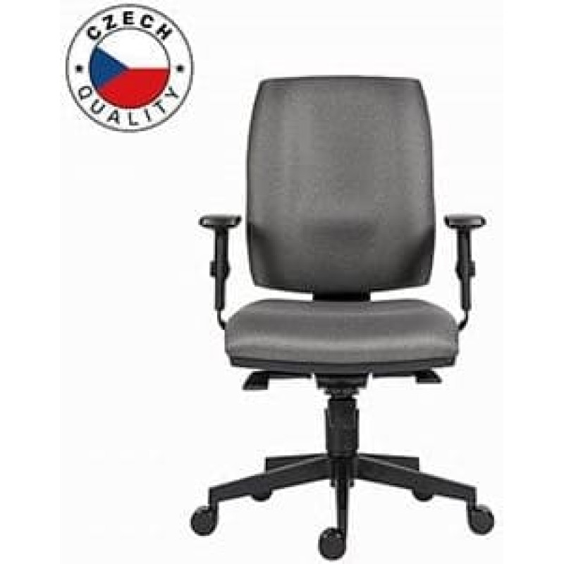 Powerton Krzesło biurowe Powerton Powerton Ergonomiczny fotel biurowy Hana, Szary