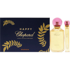 Chopard Luxury Naturals Perfumery Set Chopard: Happy Bigaradia, Eau De Parfum, For Women, 100 ml + Happy Bigaradia, Eau De Parfum, For Women, 10 ml + Chopard, Synthetic Leather, Bag, Trouse Pouche, Blue, For Women, 2.4 x 9 x 6.2 For Women