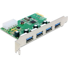 Delock Kontroler Delock PCIe 2.0 x1 - 4x USB 3.0 (89363)