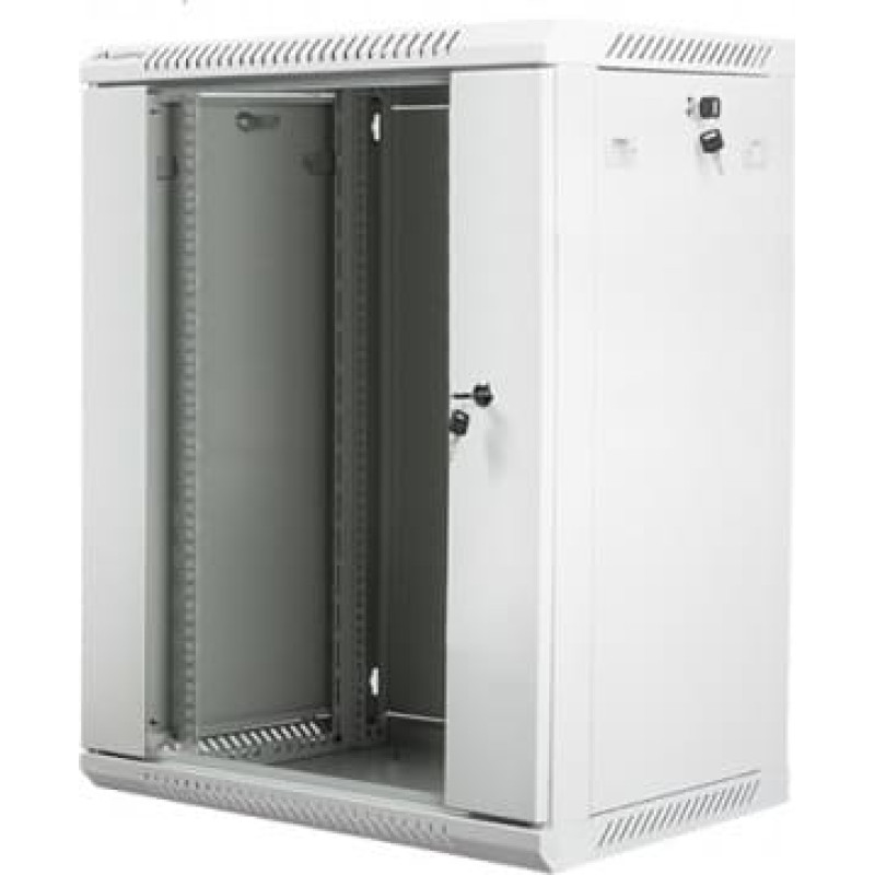 Lanberg Wall-Mounted Rack 19'' 15U 600X450mm grey