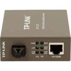 Tp-Link MC112CS network media converter 100 Mbit/s Single-mode Black
