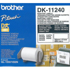 Brother etykiety uniwersalne białe DK11240 nadruk czarny