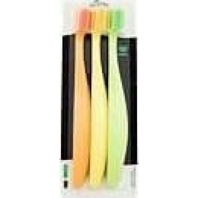 Promis Promis Toothbrush Soft Szczoteczka do zębów 3szt Orange, Yellow, Green