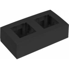 Audac AUDAC WB45D/B Surface mount box double 45 x 45 mm Black version