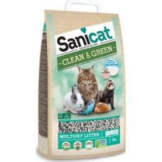 Sanicat Żwirek dla kota Sanicat Clean&Green Cellulose Naturalny 10 l