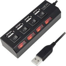 Logilink HUB USB LogiLink 4x USB-A 2.0 (UA0128)