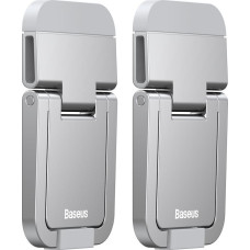 Baseus Podstawka pod laptopa Baseus Baseus uniwersalne podstawki nóżki do laptopa (2 szt.) srebrny (LUZC000012)