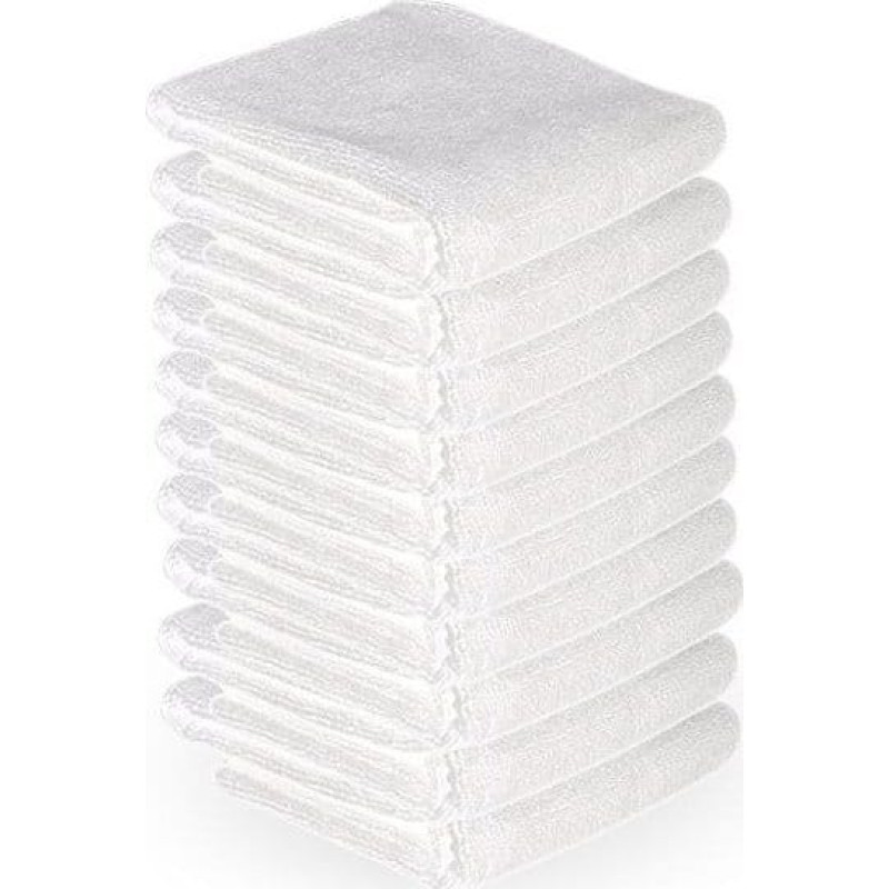 Activeshop Ręcznik z microfibry 73 x 40 cm 10 szt.biały