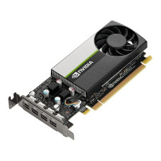 Pny Technologies PNY VCNT1000-SB NVIDIA T1000 4GB GDDR6 4x MINI DISPLAYPORT PCI EXPRESS 3.0 LP - ATX BRACKET SMALL BOX