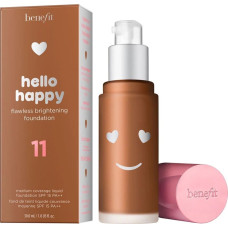 Benefit Benefit, Hello Happy, Brightening, Liquid Foundation, 11, Dark Neutral, SPF 15, 30 ml For Women