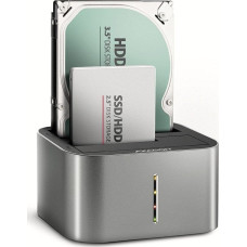 Axagon Stacja dokująca Axagon Stacja dokujšca ADSA-DC USB 3.2 Gen 1 - 2x SATA 6G 2.5'/3.5' SSD/HDD