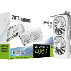 Zotac Karta graficzna Zotac Gaming GeForce RTX 4060 Twin Edge OC White 8GB GDDR6 (ZT-D40600Q-10M)