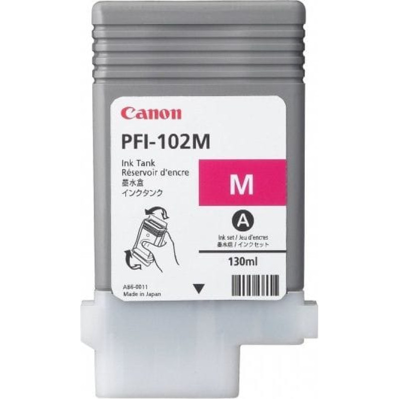 Canon Tusz Canon Canon Tusz Pfi102M Magenta 130 Ml