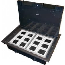 Alantec Puszka podłogowa (floorbox) 12M (45x45) regulowana głębokość, do podłogi technicznej (wylewka opcjonalnie) ALANTEC - ALANTEC