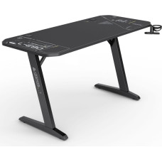 Sense7 Biurko SENSE7 Nomad Cybernetic Czarne 140 cmx60 cm Cybernetic