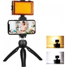 Puluz Statyw Puluz Puluz Zestaw do nagrywania live statyw + lampa LED + klamra na telefon PKT3131B