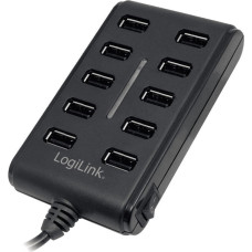 Logilink HUB USB LogiLink 10x USB-A 2.0 (UA0125)