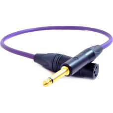 Melodika Kabel Melodika Jack 6.3mm - XLR 3m fioletowy
