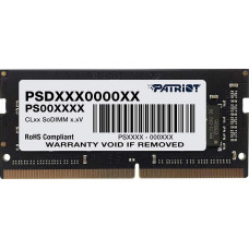Patriot Pamięć do laptopa Patriot Signature, SODIMM, DDR4, 8 GB, 2133 MHz, CL15 (PSD48G213381S)