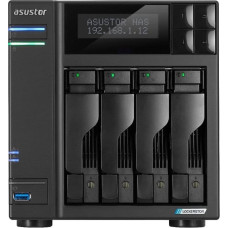 Asustor Serwer plików Asustor Serwer plików Asustor LOCKERSTOR 4 AS6704T 4-bay, Intel Celeron N5105 Czterordzeniowy 2.0GHz, 4GB RAM DDR4. 4x M.2 PCIe (NVMe), 2x 2.5 GbE. 2x USB 3.