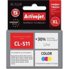 Activejet AC-511R ink (replacement for Canon CL-511; Premium; 12 ml; color)
