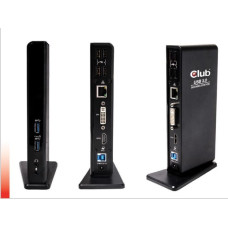 Club 3D CLUB3D USB Gen1 Type A Dual Display ( HDMI and DVI) DisplayLink™ Docking Station