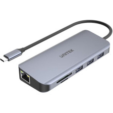 Unitek D1026B interface hub USB 3.2 Gen 1 (3.1 Gen 1) Type-C 5000 Mbit/s Grey