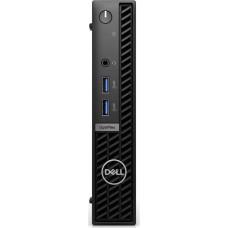 Dell Komputer Dell Dell OptiPlex 7010 - Micro - Core i5 13500T / 1.6 GHz - vPro Enterprise - RAM 8 GB - SSD 256 GB - NVMe, Class 35 - UHD Graphics 770 - GigE, 802.11ax (Wi-Fi 6E) - WLAN: Bluetooth, 802.11a/b/g/n/ac/ax (Wi-Fi 6E) - Win 11 Pro - Monitor: ke