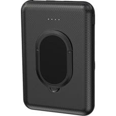 4Smarts Powerbank 4smarts 4smarts Wireless Powerbank VoltHub UltiMag Kick 5000mAh, schwa