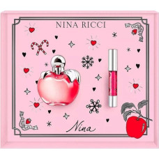 Nina Ricci Set Nina Ricci: Les Belles, Eau De Toilette, For Women, 80 ml + Jumbo, Matte, Cream Lipstick, Fancy Pink, 2.5 g For Women