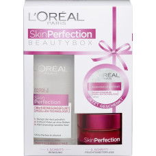Loreal Beautybox Set L'Oreal Paris: Skin Perfection, Cleansing, Fluid, For Face, 200 ml + Skin Perfection, Cleansing, Cleansing Gel, For Face, 125 ml + Skin Perfection, Cleansing, Day, Cream, For Face, 50 ml For Women