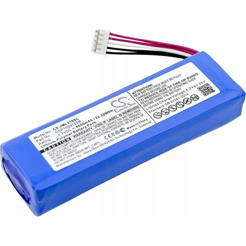 Cameron Sino Akumulator Bateria Typu Gsp1029102r / P763098 Do Jbl Charge 2 / 2+ / 2 Plus / 3 2015 / Cs-jml310sl