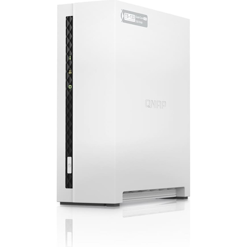 Qnap TS-133 NAS/krātuves serveris Tornis Ethernet LAN Balts