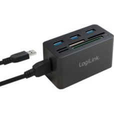Logilink HUB USB LogiLink 1x CF 1x SD 1x M2 1x microSD  + 3x USB-A 3.0 (CR0042)