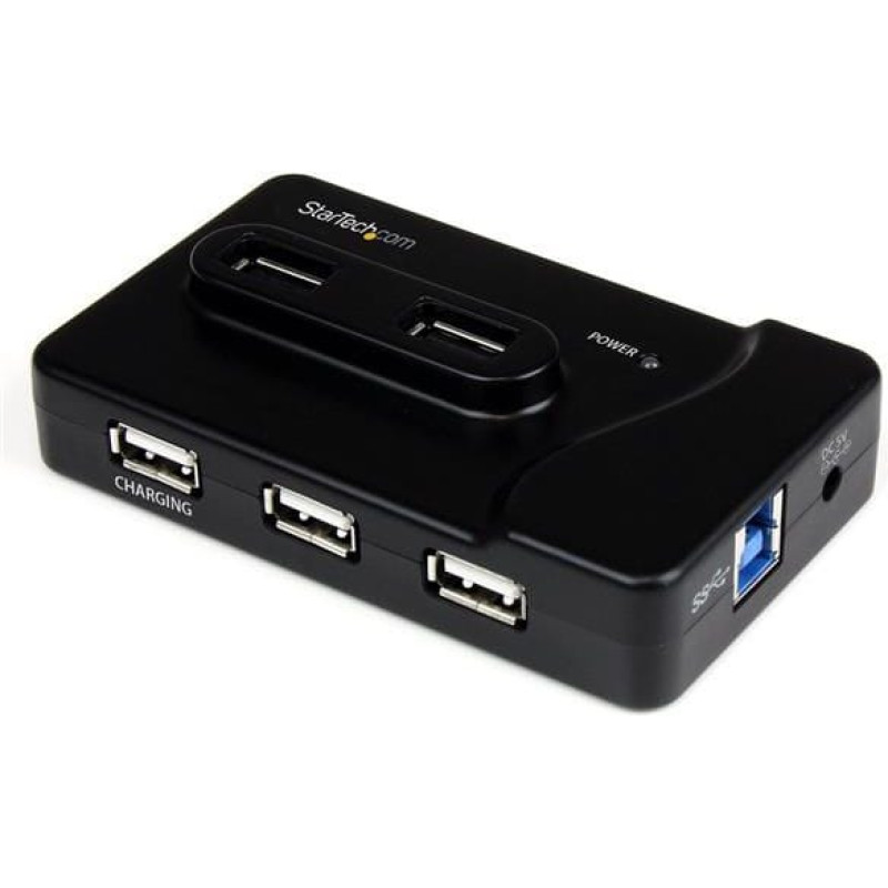 Startech HUB USB StarTech 1x USB-A do ładowania  + 6x USB-A 3.0 (ST7320USBC)