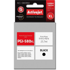 Activejet ACC-580BNX ink for Canon printer; Canon PGI-580Bk XL replacement; Supreme; 25.7 ml; black
