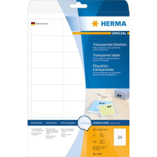 Herma Etykiety foliowe A4, folia przezroczysta matowa, 600 szt (4681)