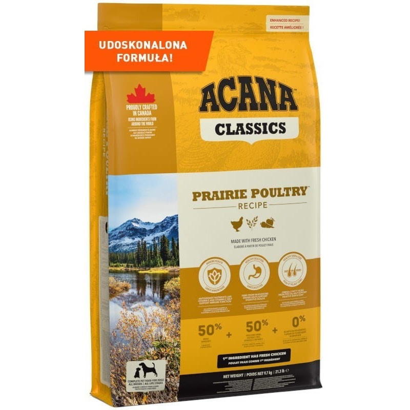 Acana Classics Prairie Poultry - dry dog food - 9,7 kg