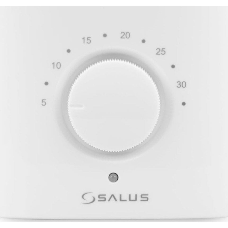 Salus Bezprzewodowy, natynkowy, elektroniczny regulator temperatury sieci ZigBEE -dobowy . 2xAA, biały