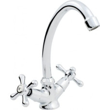 Hydroland Bateria kuchenna Hydroland Retro stojąca chrom (B205)