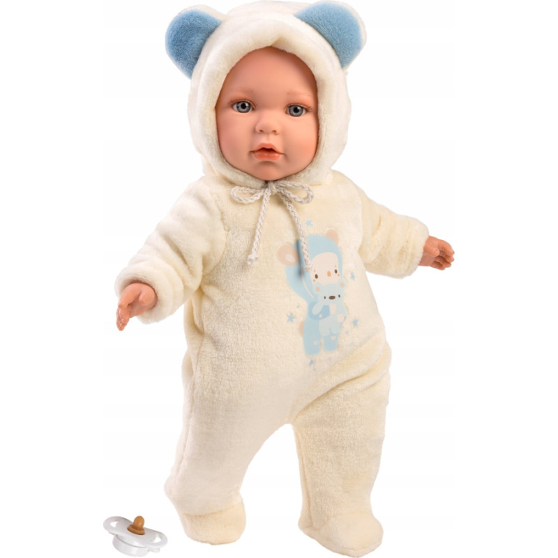 Llorens Llorens 14207 Lalka bobas Enzo 42 cm z miękkim brzuszkiem