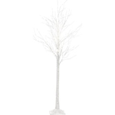 Beliani Dekoracja świąteczna Beliani Lumarko Dekoracja ogrodowa LED choinka 190 cm biała LAPPI!