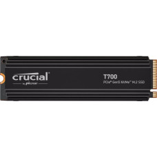 Crucial SSD|CRUCIAL|T700|4TB|M.2|PCIe Gen5|NVMe|TLC|Write speed 11800 MBytes/sec|Read speed 12400 MBytes/sec|TBW 2400 TB|CT4000T700SSD5