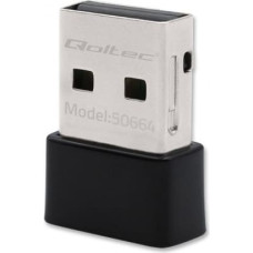 Qoltec Mini wireless USB Wi Fi adapter, 650Mbps