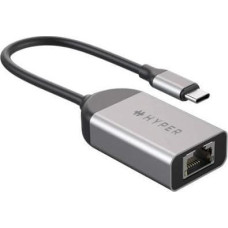 Hyperdrive Adapter USB HyperDrive USB-C - RJ45 Szary  (HD425B)