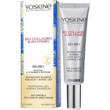 Yoskine Bio Collagen Alga Kombu 50+/60+ intensywny bio-krem pod oczy i wokół ust na głębokie zmarszczki na dzień i na noc 15ml