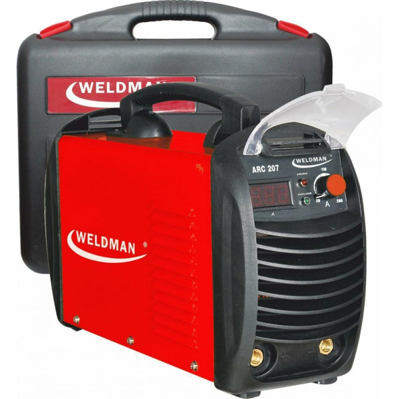 Weldman SPAWARKA INVERTER WELDMAN ARC-207 /WALIZKA Z TWORZYWA D103014