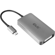 Club 3D Adapter USB Club 3D USB-C - DVI Srebrny  (CAC-1510)